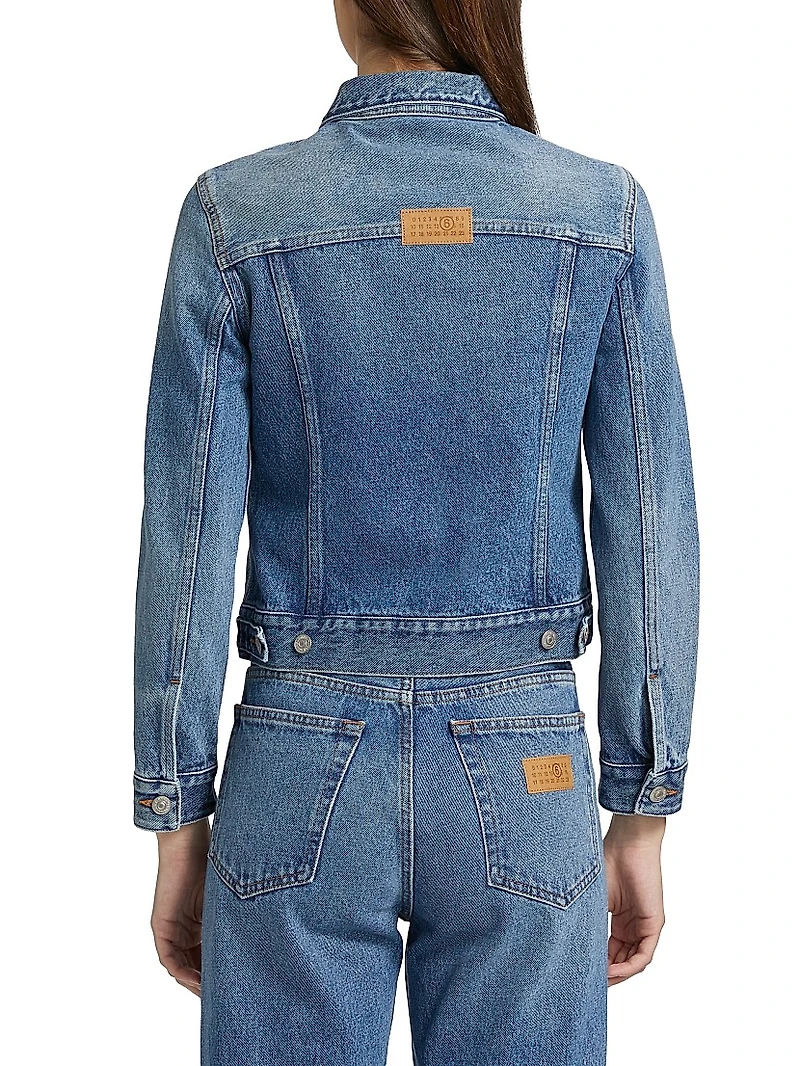 Reversed Denim Sports Jacket