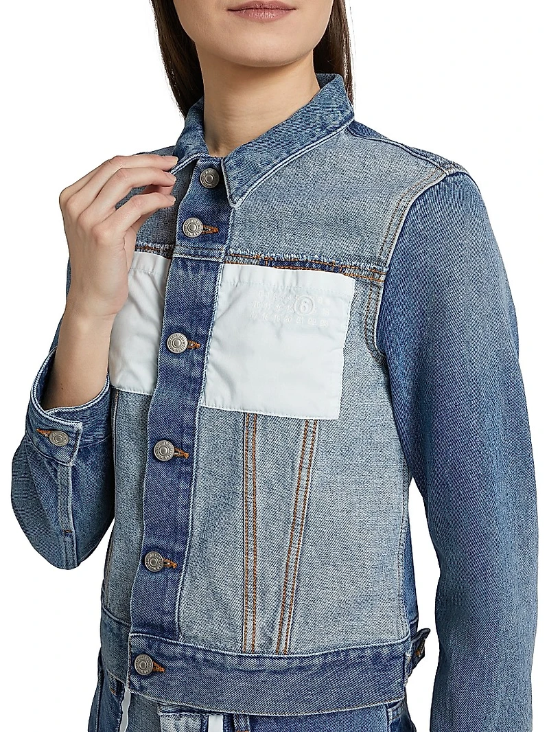 Reversed Denim Sports Jacket