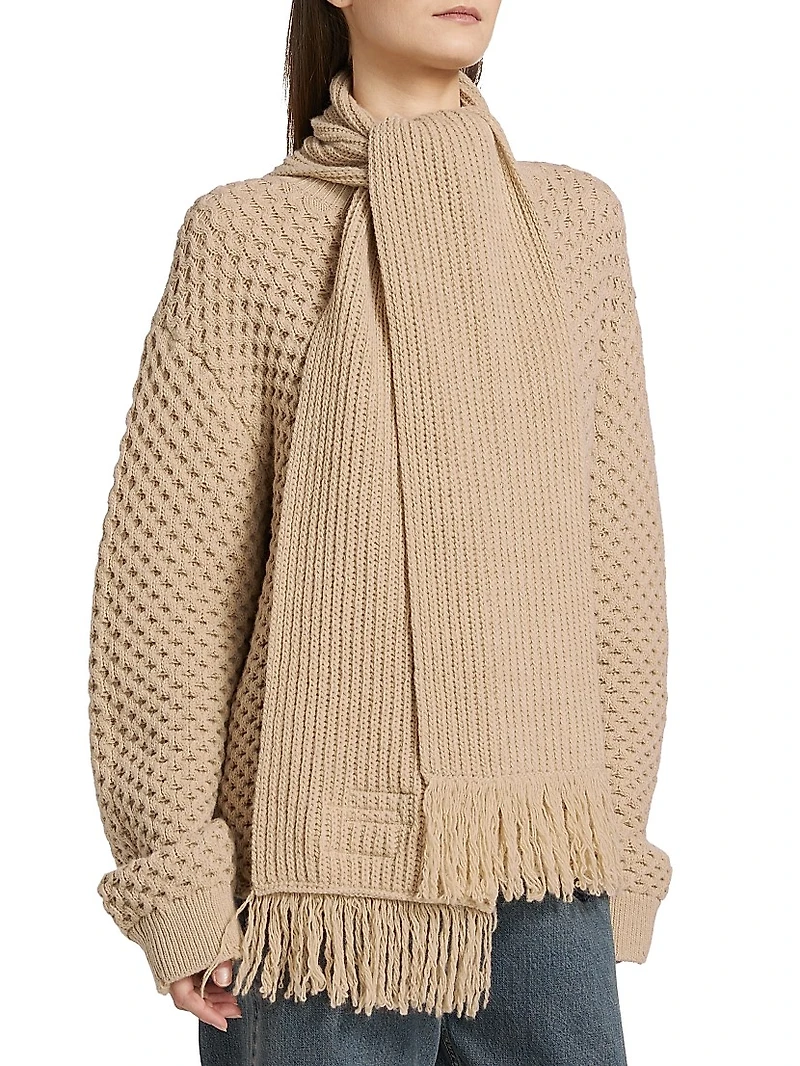 Tieneck Virgin Wool-Blend Sweater