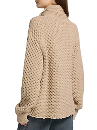 Tieneck Virgin Wool-Blend Sweater