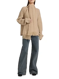 Tieneck Virgin Wool-Blend Sweater