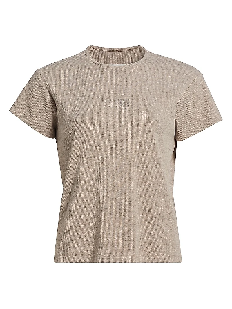 Stretch Cotton-Virgin Wool T-Shirt