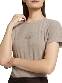 Stretch Cotton-Virgin Wool T-Shirt