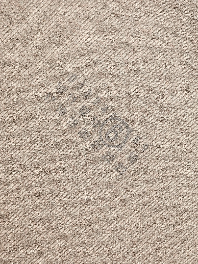Stretch Cotton-Virgin Wool T-Shirt