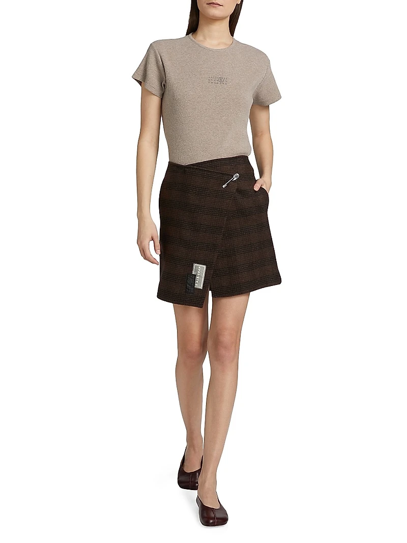 Stretch Cotton-Virgin Wool T-Shirt