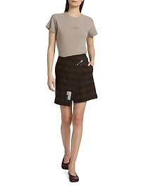 Stretch Cotton-Virgin Wool T-Shirt