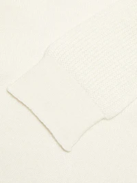 Tieneck Virgin Wool-Blend Cardigan