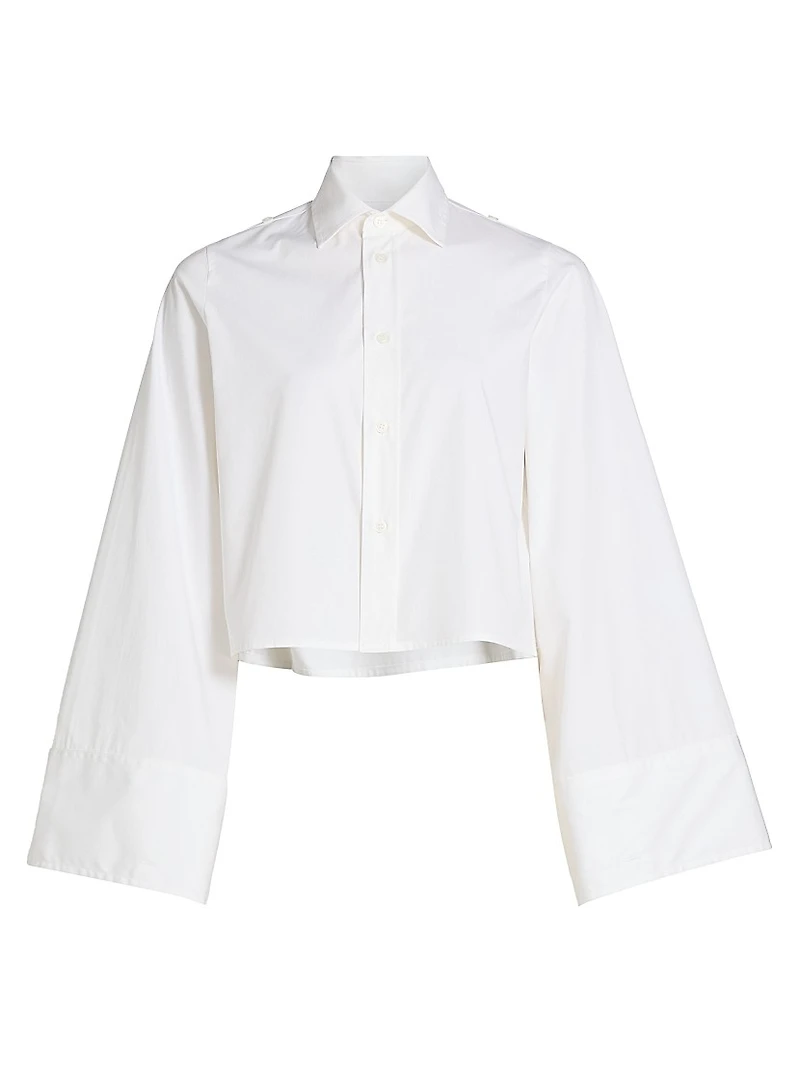 Boxy Poplin Shirt