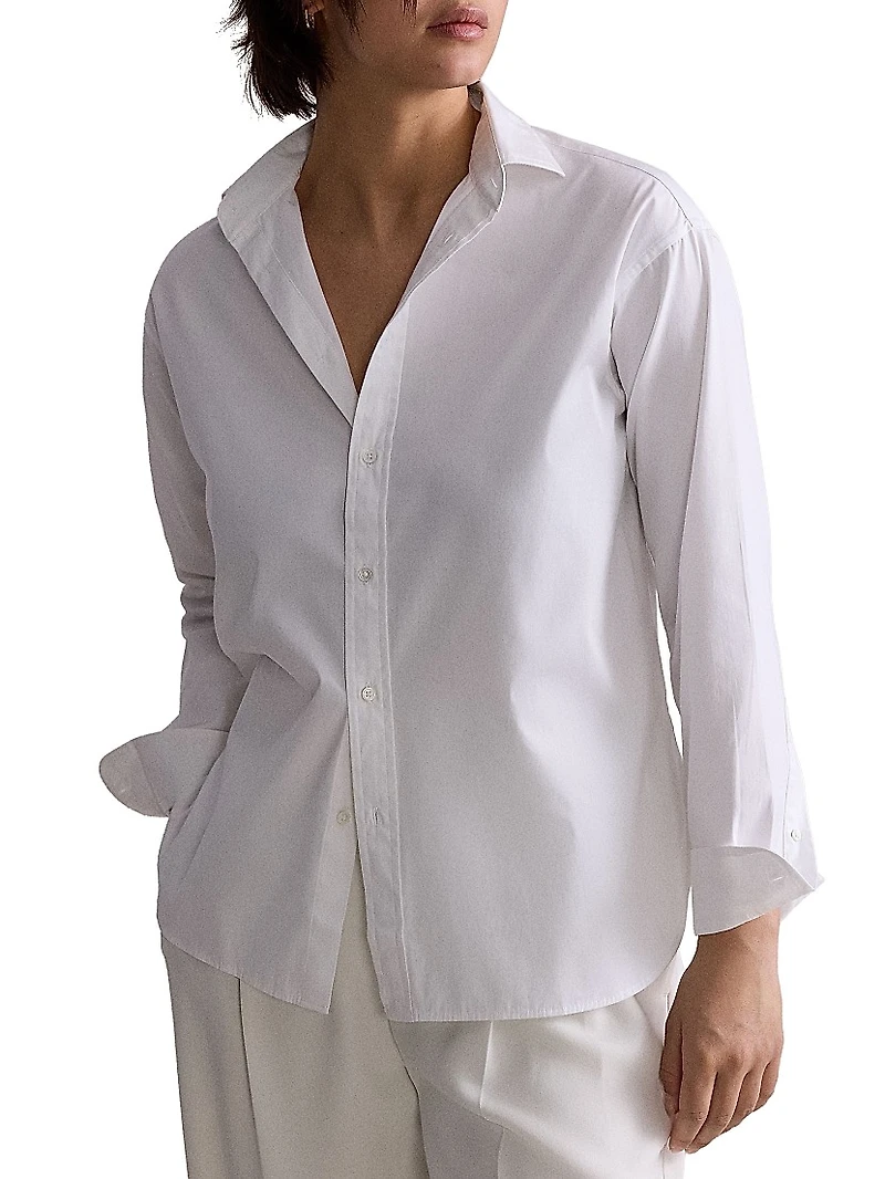 Relaxed Fit Cotton Shirt