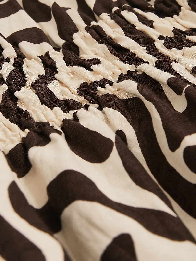 Akari Printed Midi-Dress