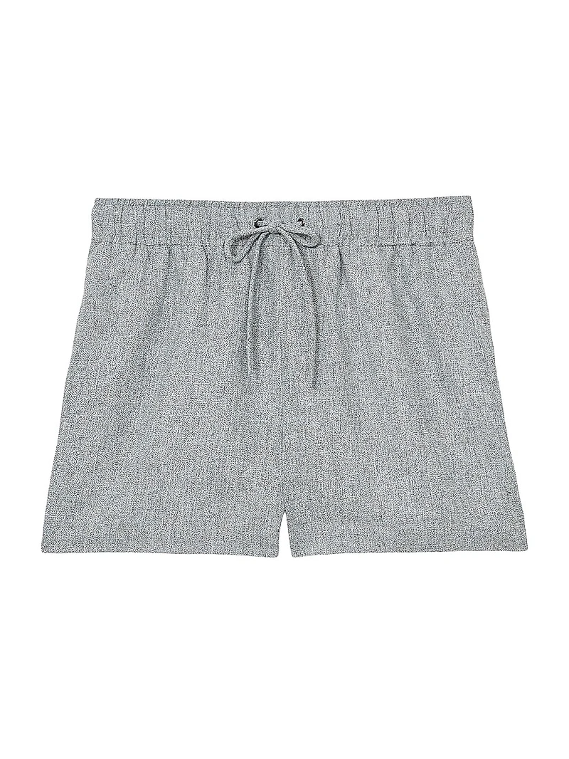 Willow Drawstring Linen-Blend Shorts