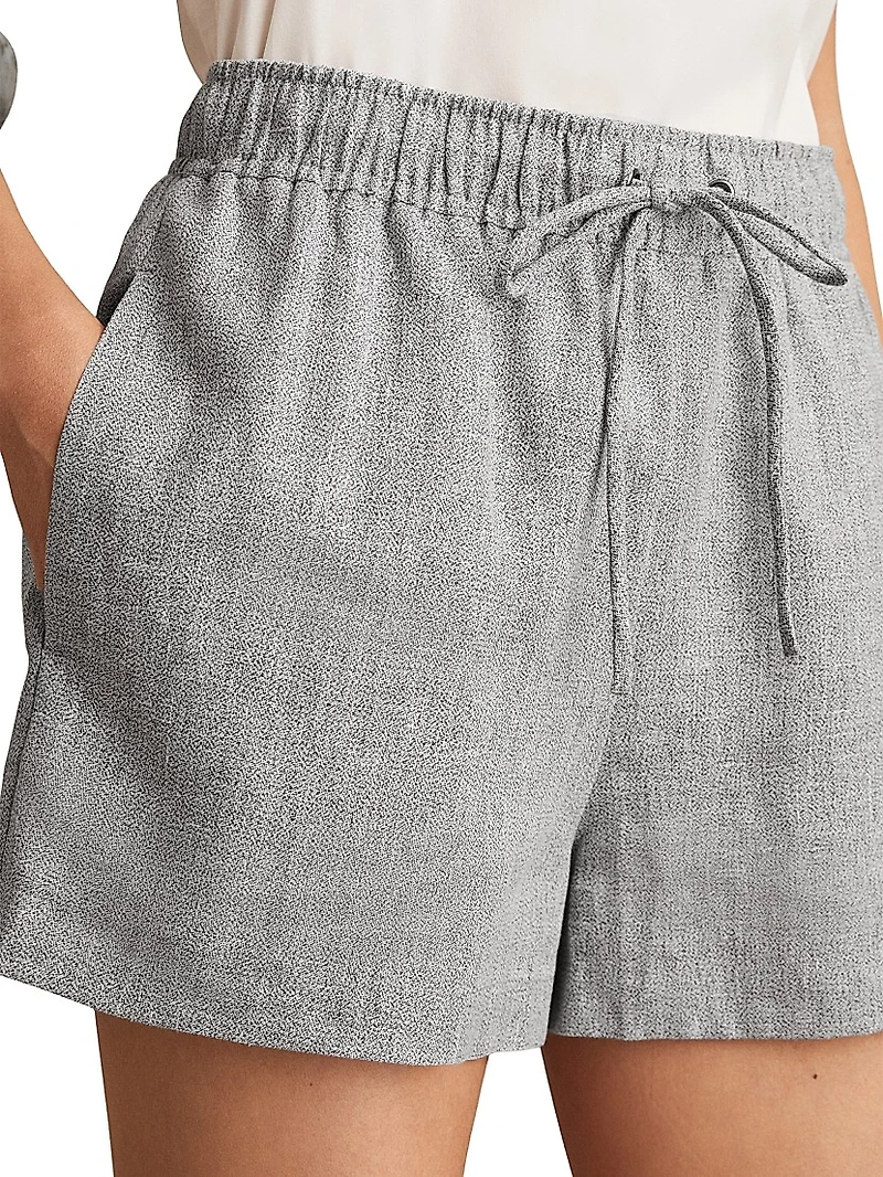 Willow Drawstring Linen-Blend Shorts