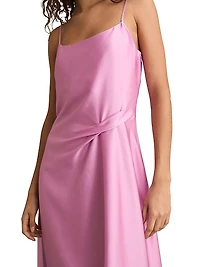 Zoey Draped Slip Dress