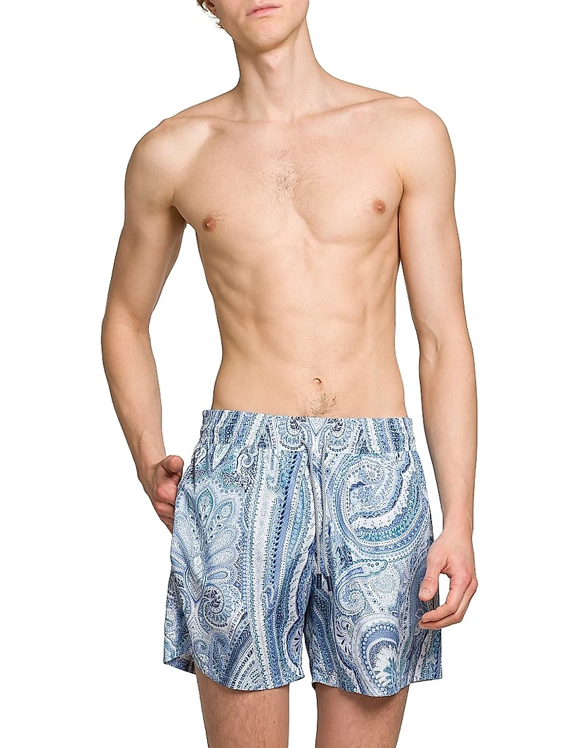 Roma Paisley Swim Trunks