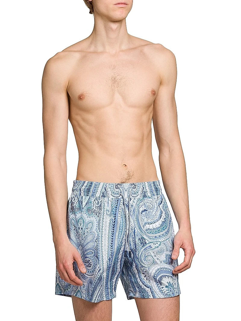 Roma Paisley Swim Trunks
