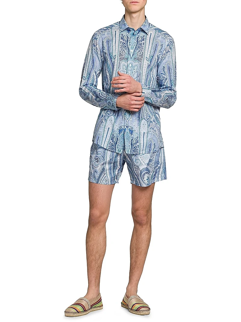 Roma Paisley Swim Trunks