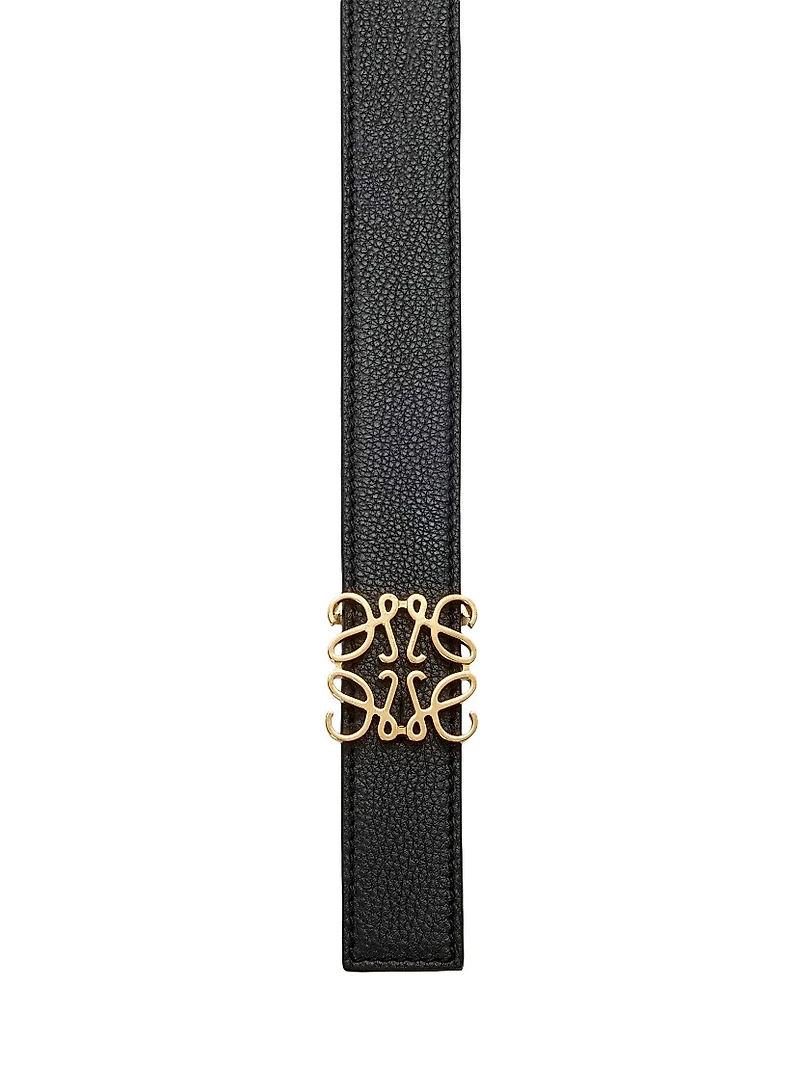Anagram Reversible Leather Belt