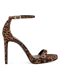 Nudist 100MM Leopard-Printed Platform Sandals