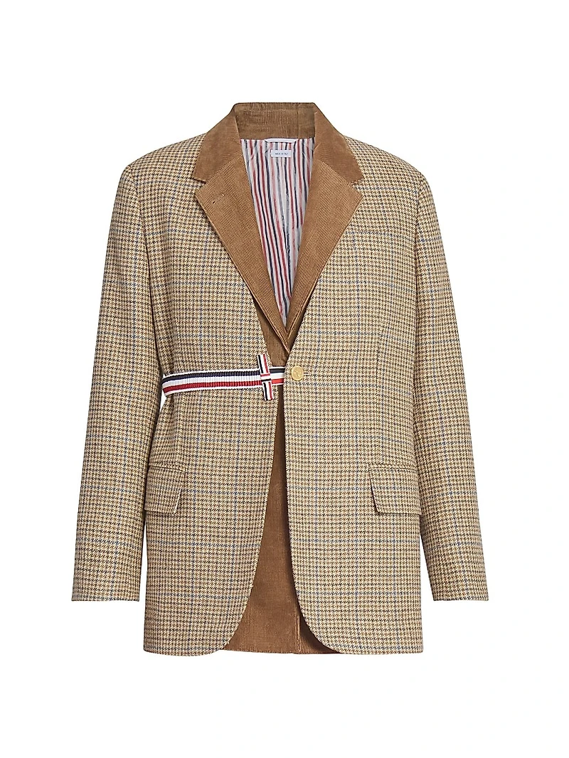 2-in-1 Wool-Cotton Blazer