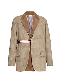 2-in-1 Wool-Cotton Blazer