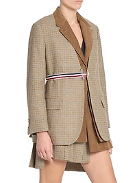2-in-1 Wool-Cotton Blazer