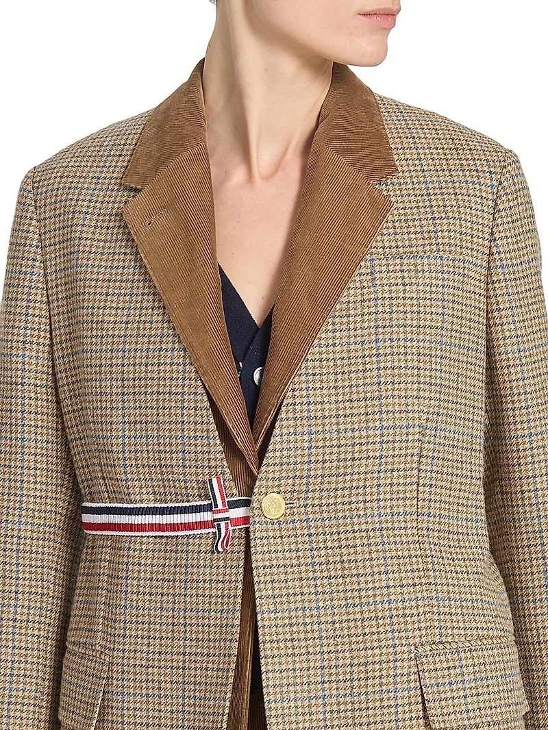 2-in-1 Wool-Cotton Blazer