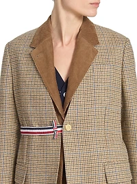 2-in-1 Wool-Cotton Blazer