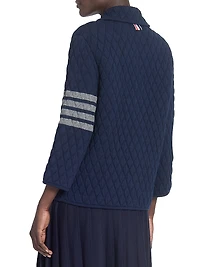 Quilted Knit Wool-Blend Work Jacket