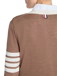 Wool Relaxed-Fit V-Neck Cardigan