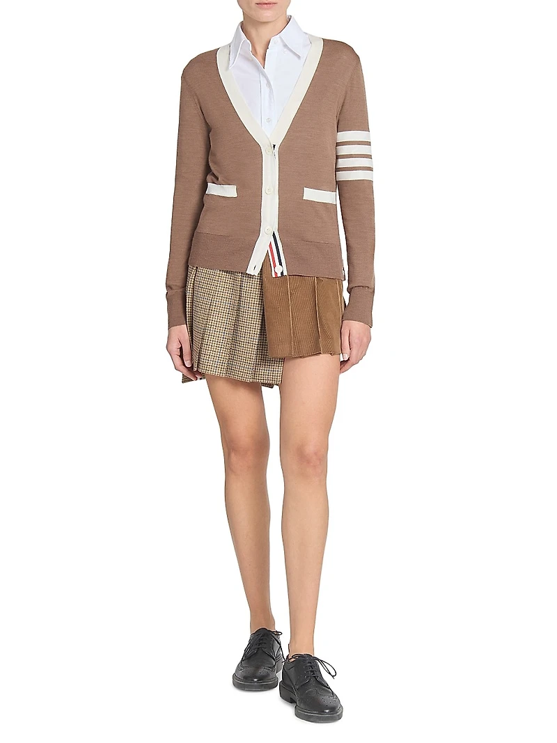 Wool Relaxed-Fit V-Neck Cardigan