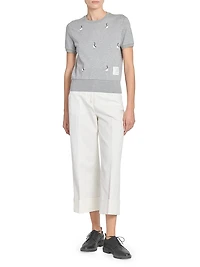 Goose-Printed Cotton T-Shirt