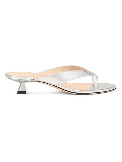 Rio 35MM Metallic Leather Sandals