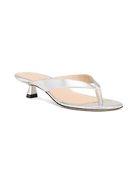 Rio 35MM Metallic Leather Sandals