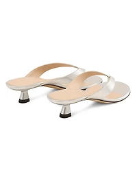 Rio 35MM Metallic Leather Sandals