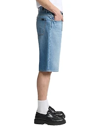 Mason Wide-Leg Denim Shorts