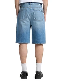 Mason Wide-Leg Denim Shorts