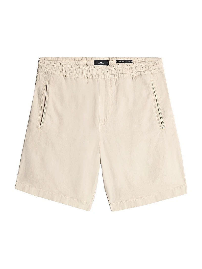 Mid-Rise Jogger Shorts