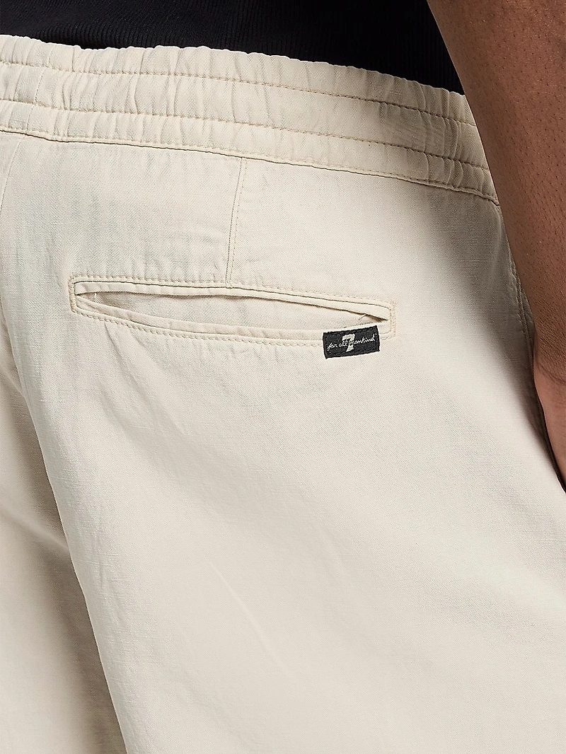 Mid-Rise Jogger Shorts