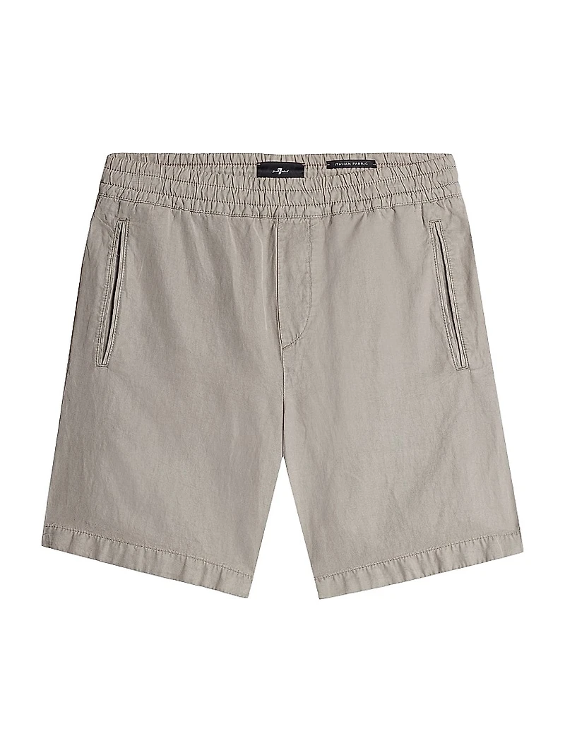 Mid-Rise Jogger Shorts