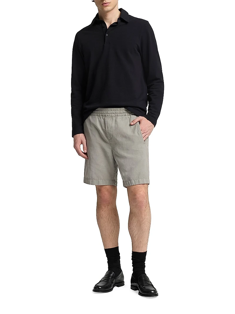 Mid-Rise Jogger Shorts