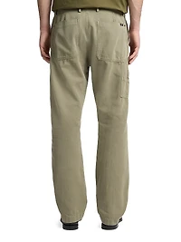 Cotton-Linen Chino Carpenter Pants