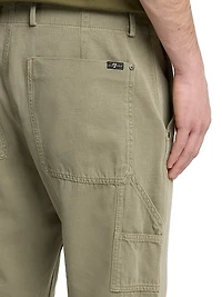 Cotton-Linen Chino Carpenter Pants