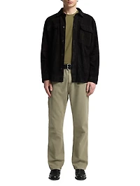 Cotton-Linen Chino Carpenter Pants