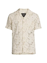 Tyler Floral Embroidered Short-Sleeve Shirt