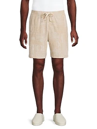 Nova Bandana Print Sweat Shorts