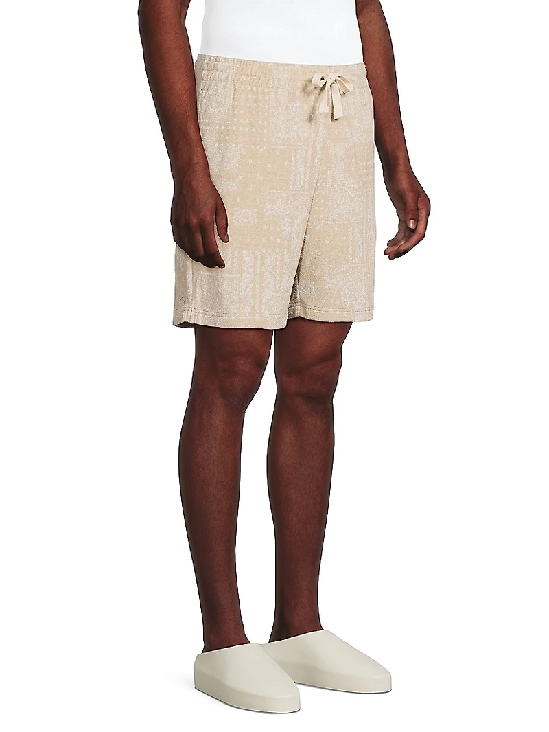 Nova Bandana Print Sweat Shorts