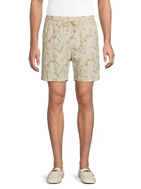 Logan Floral Embroidered Shorts