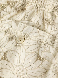 Logan Floral Embroidered Shorts