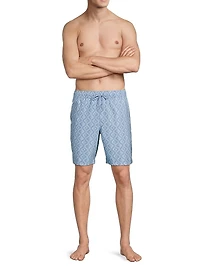 Kian Wave Print Swim Shorts