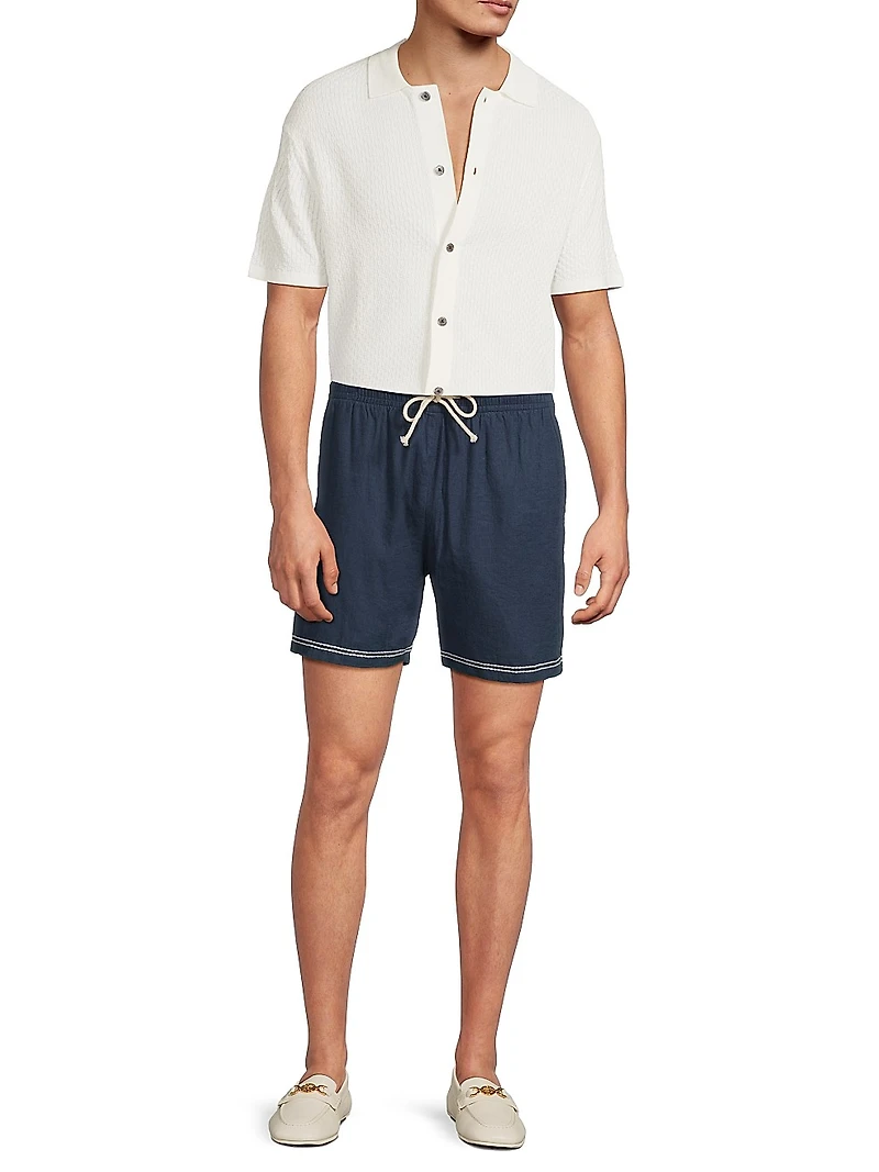 Emilio Knit Short-Sleeve Shirt